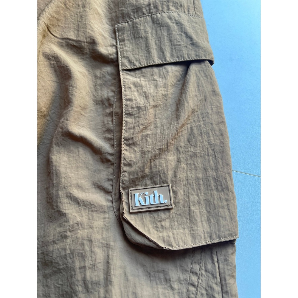 Kith Kids Chauncey Cargo Pant Teak Brown Nylon Size L 10/12 Unisex NEW - Picture 9 of 10